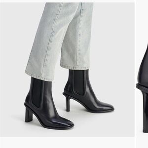 Coach Black Heeled Boots